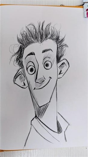 Caricature sketching #howtosketch #caricature #sketchingtutorial #easydrawing #caricatureart