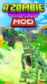 ENFRENTEI O DINOSSAURO ZUMBI MAIS FORTE DO MINECRAFT! 🦖💀A Zombie Dinosaur Mod