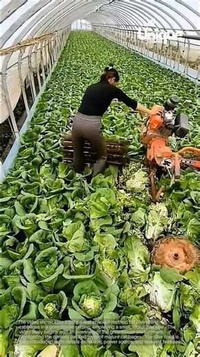 Revolutionizing cabbage harvesting: using a tiller for efficient crop removal