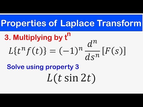 🔵27 - Elementary Properties of the Laplace Transform with solved examples on each Property