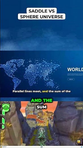 Saddle vs Sphere Universe