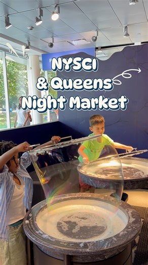 Get ready for a day that's out of this world! 🚀 We've teamed up with the Queens Night Market for the ultimate family adventure. Design, make, play, and then devour! 🔬🌮 On Saturdays until October 25th, get $6 off museum entry after 3 PM when you use code Museum2Market at the door. | New York Hall of Science