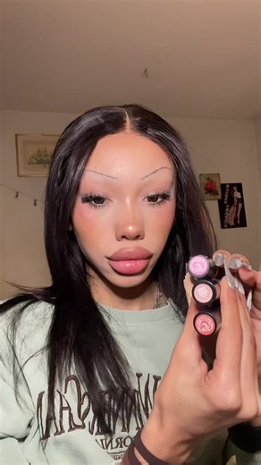 1. Rimmel Lasting Finish Lipstick — Candy 🍬 2. revlon super lustrous lipstick - Skyline Pink 025 🍬 3. Rimmel London Lasting Finish Lipstick — Pink Key Promise 🍬 #fyp #fy #makeup #lipstick