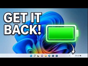 how to Turn On battery icon in taskbar windows 11