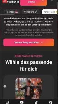 Song Geschenke KI Generator Tool Software Android App ab jetzt auch im Google Play Store verfügbar!
