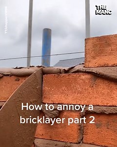 3.1M views · 8.9K reactions | This lad's videos on 'how to annoy a bricklayer' are absolutely hilarious. He stitches his mates right up.  | The Manc | Facebook