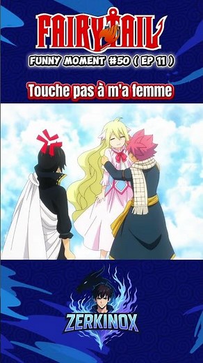 Fairy Tail VF / Jaloux Zeleph ! Natsu fonce sur Mavis #fairytail #anime #shortsanime #zerkinox
