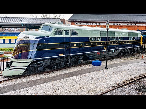 [4K] Unveiling of Beautifully Restored EMC EA Locomotive #51! (B&O Railroad Museum)
