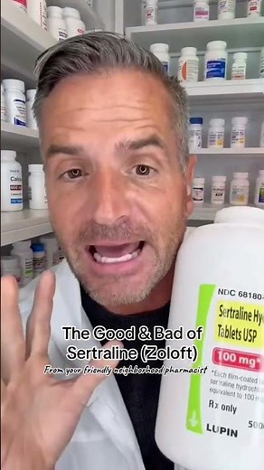 The good and the bad of sertraline!Which med should I do next?#philsmypharmacist #sertraline #zoloft