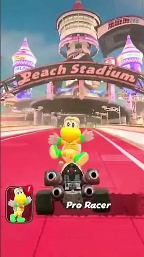 Changing All-Terrain to Pro Racer for Koopa Troopa in Mario Kart World
