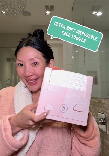 What we are not going to do this year is to use face towels to dry our face because they are a breeding ground for germs, fungus, and bacteria. Using disposable towels is such a small but impactful stuff that you can add to your skin care routine and my favorite is @grace and stella