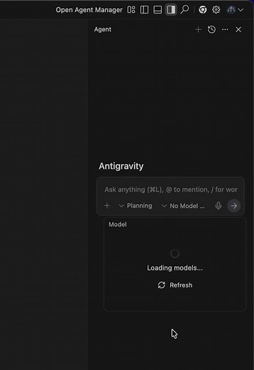 Antigravity Not Working Today | Stuck on Select Model Screen (Fix & Issue Report)