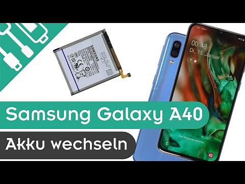 Samsung Galaxy A40 battery replacement | quick repair | kaputt.de