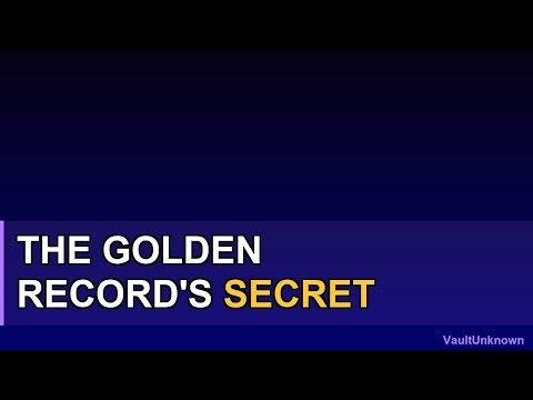 The Golden Record's Secret Message (It Wasn't for Aliens)