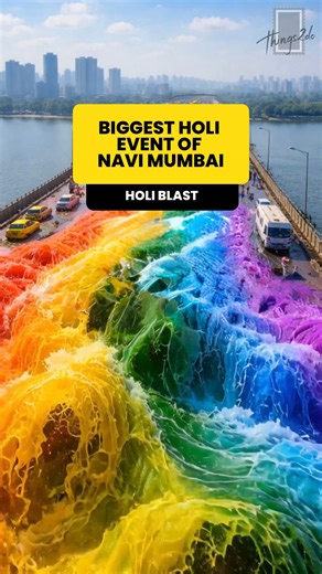 Colours, music & full festive madness 🎨✨ Holi Blast 2026 is bringing Navi Mumbai’s craziest Holi celebration at 📍 Nexus Seawoods Mall 🗓 3rd March ⏰ From 9 AM onwards 🎫 Book your tickets now from BookMyShow Expect live music, eco friendly colours, great food & all the festive vibes in one high-energy✨ Gather your gang this is where Holi begins 🌈 #holifestival #holi2026 #navimumbaikar #things2doinmumbai #holicelebration | Things to do in Mumbai