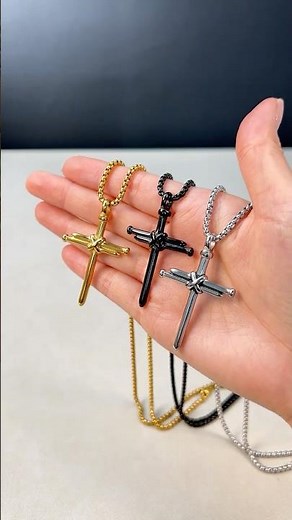 🔥Punk Nail Cross Unisex Necklace Collection