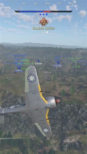Haven't played much WT lately, but got lucky with these 3 kills! Playing CAP is fun #warthunder