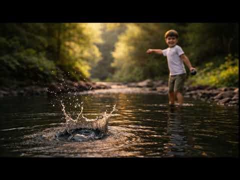 River Stone Plop – Deep Forest Stream & Water Drops – Deep Sleep, Focus and Relax 8 Hours