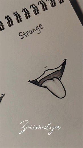 How to draw mouth expression tutorial #drawing #art #howtodraw #tutorial #shorts