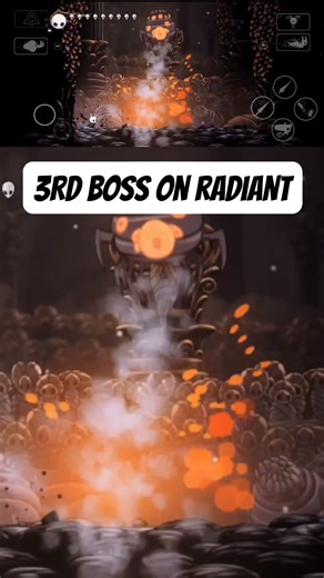 Brooding Mawlek on Radiant | Hollow Knight Mobile #hollowknight #games #mobile #boss #hard