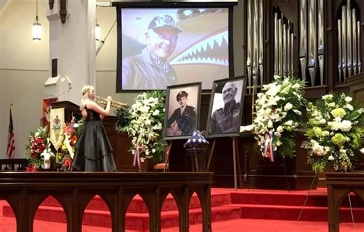 In this video I am performing Il Silenzio at a funeral for an American hero (Veteran) who was a pilot in World War II. This was one of my most special moments in my life. Such an honor to fulfill the last wish of this Veteran. They let me fly in from The Netherlands to America. I am always so thankful for people who ask me to perform on their “last goodbye”. (For bookings you can always send me a private message or visit my website.) | Melissa Venema