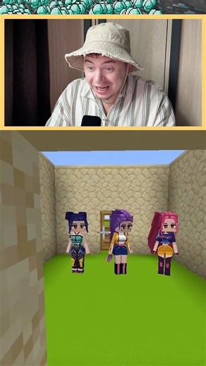 Why are K-pop Demon Hunters hunting ME?! 😱 - Minecraft Animation #shorts