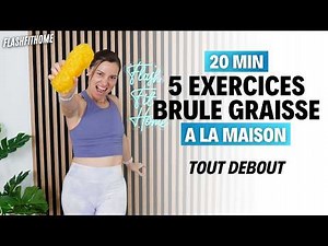 20-Minute Intense Fat Burning Workout to Lose 20 Kilos at Home (Standing Up) - Marine BIREN