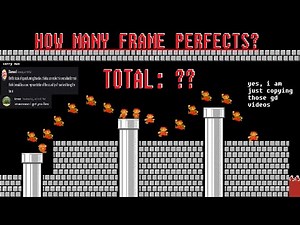 How Many Frames Perfect Inputs Does it Take to Tie the TAS in SMB1?
