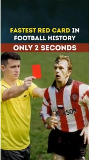 The Fastest Red Card in Football History! 🟥 (Only Seconds!)