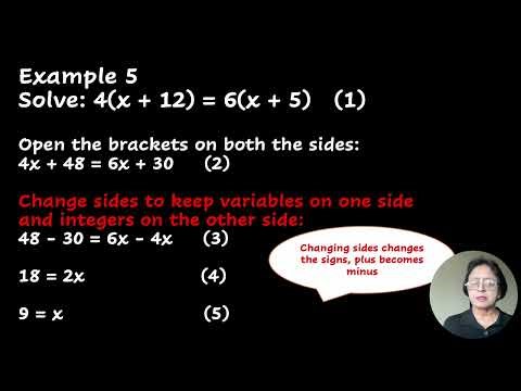 Ms V's Classroom - Algebra - Solving Linear Equations