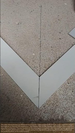 Chevron Tile Splicing Technique