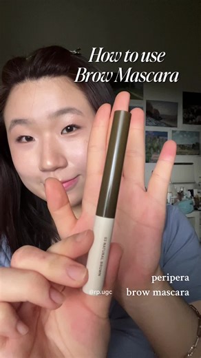 Natural Brow Tutorial with Peripera Brow Mascara