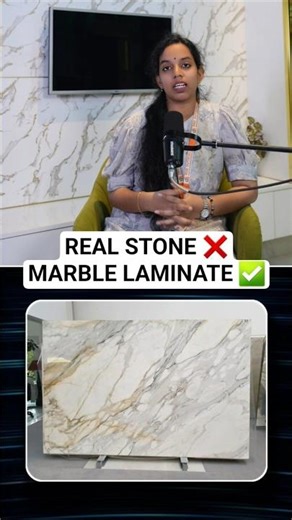 Is This Real Stone? ❌ | Stone Laminate Interior Explained in Detail #interiordesign