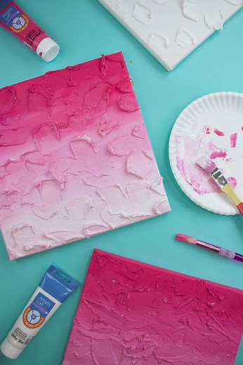 1.9K views · 22 reactions | I love crafting with spackling paste! Art is so fun and easy! Create dimension and let harden for 24 hours and then paint! Im digging this ombré art! #art #spackling #spacklingart #canvasart #canvasartwork #diyart #diy #makeitwithmichaels | Creative Living with Lynn Lilly | Facebook