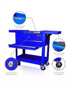 US PRO TOOLS HEAVY DUTY PROFESSIONAL OPENING TOOL TROLLEY CART