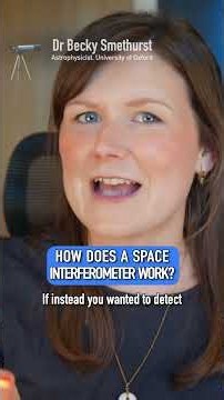 How does a space interferometer work? #shorts