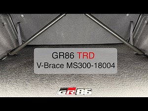 GR86 TRD V-Brace MS300-18004