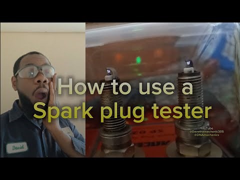 how to use a spark plug tester. how to test spark plugs #sparkplug #test #mechanic