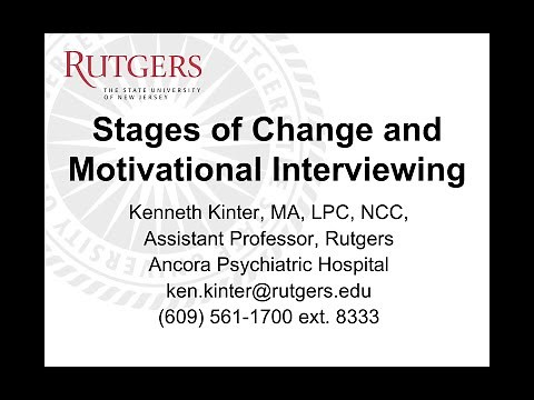 Introduction to Stages of Change and Motivational Interviewing