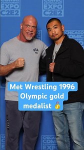 Met Kurt Angle Wrestling 1996 gold medalist 🥇 #wrestling #grappling #jiujitsu #mma #kurtangle