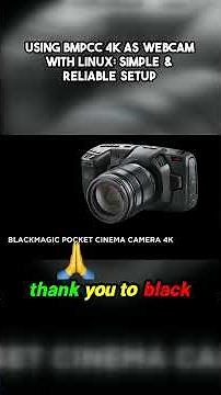 Revolutionize Your Filmmaking with the BMPCC 4K!