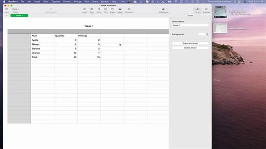 How to INSERT a 2nd Spreadsheet On the Numbers Application Using a Mac - Basic Tutorial | New - video Dailymotion