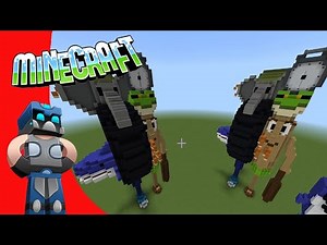 Minecraft: How to Make The Great Combination 3D Pixel Art Tutorial