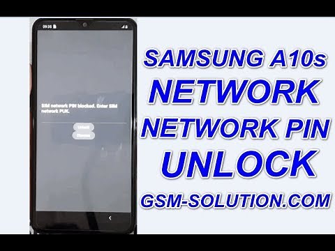 Samsung A10s Network Unlock New Method.