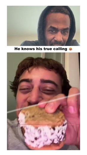 He knows his true calling 😂🤣