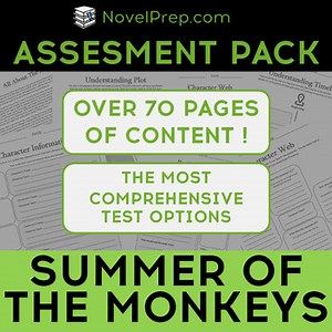 Summer of the Monkeys by Wilson Rawls Complete No-Prep Test \ Assessment Pack