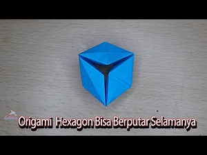 Origami Hexagonal | How To Make Origami Hexagon Spinning Forever