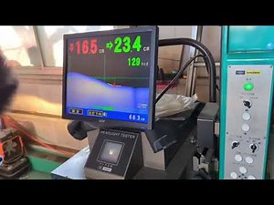 プリウスヘッドライト光軸調整