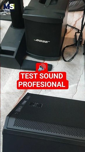 TEST SOUND SPEAKER PROFESIONAL‼️ RCF ART 912-A x BOSE L1 + Samsung 98” Neo QLED