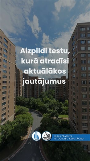 Izmanto iespēju sevi pārbaudīt, aizpildot šo testu, esam to atjauninājuši, iekļaujot tajā pašu aktuālāko nozarē. Šie jautājumi palīdzēs Tev saprast vai zini atbildes nozares pamatjautājumos un vai esi informēts par jaunāko nozarē. Pārbaudi zināšanas: www.forcelex.lv/pildit-testu | Force Lex